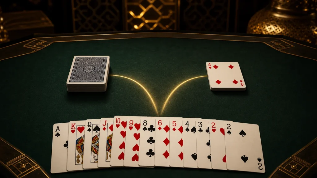 Open Pile or Closed Deck? A Safer Indian Rummy Draw Framework